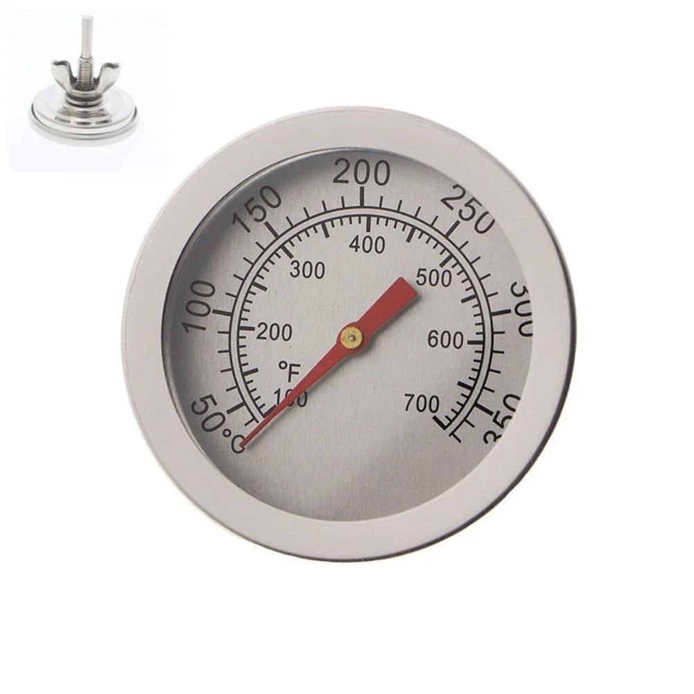 Bimetal Dial Thermometer for BBQ Grilling & Oven Baking (4cm Probe)