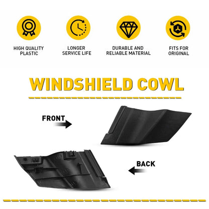2X Windshield Wiper Side Cowl Cover Trim for Toyota Yaris (2006–2010)
