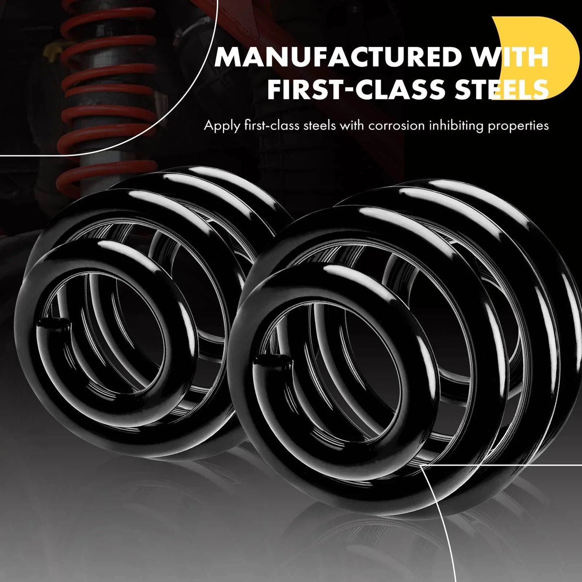 2X Front Coil Springs for Dodge Grand Caravan (2011) VW Routan (2009–2010)