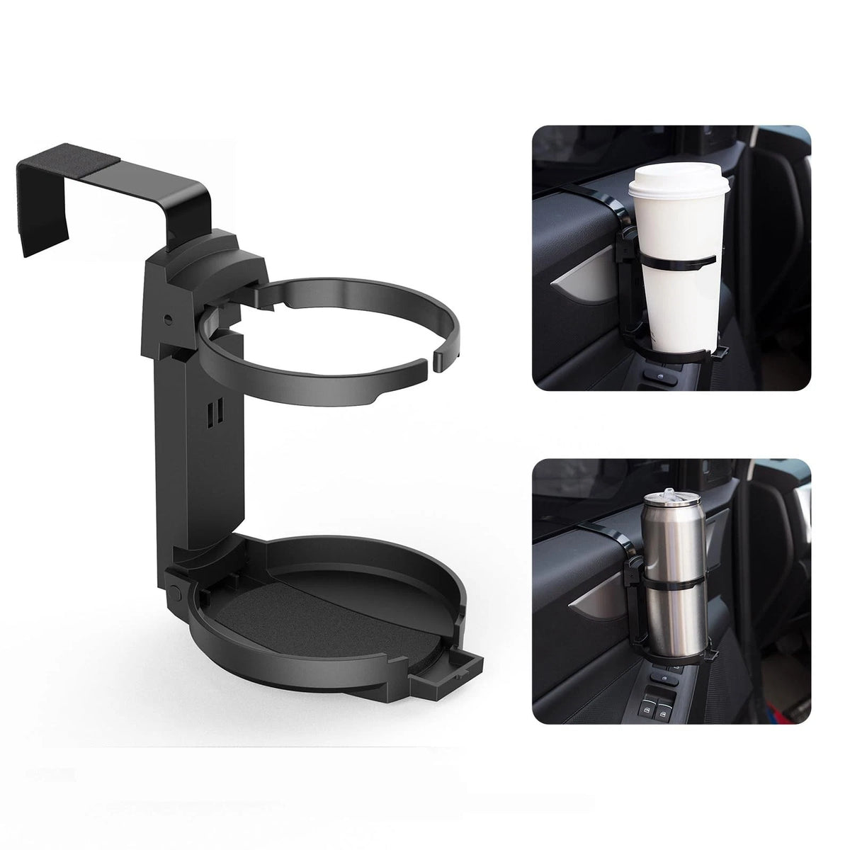 Adjustable Folding Car Cup Holder for Vehicle Door (LM775S)