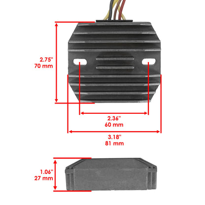 Regulator Rectifier for Kawasaki KZ750 LTD II (1980) KZ750 CSR Twin (1982) VR8438RR264HS, 210661014