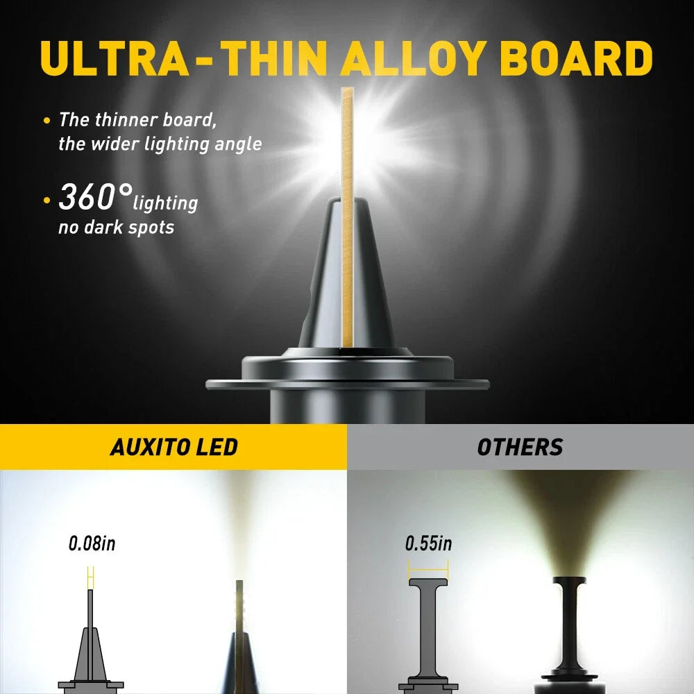 AUX CANBUS LED Headlight Bulb H4 H7 H11 H13 9006 9007 9012 for Cars