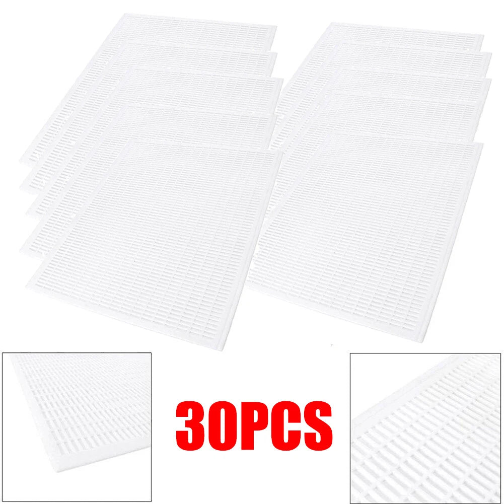 30x Beekeeping Queen Bee Excluder Trapping Grid Net Plastic Tool