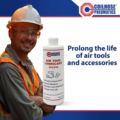 16-Ounce Air Tool Lubricant for Coilhose Pneumatics