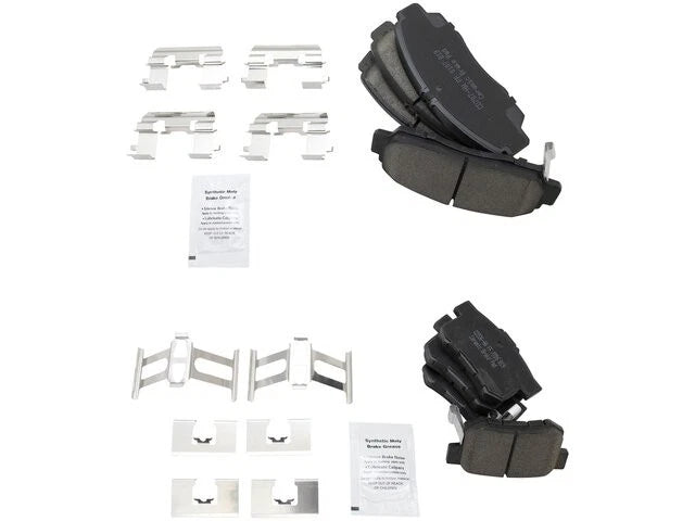 Set of 4 Brake Pads for Acura CL (2001–2003) 37423PKFS