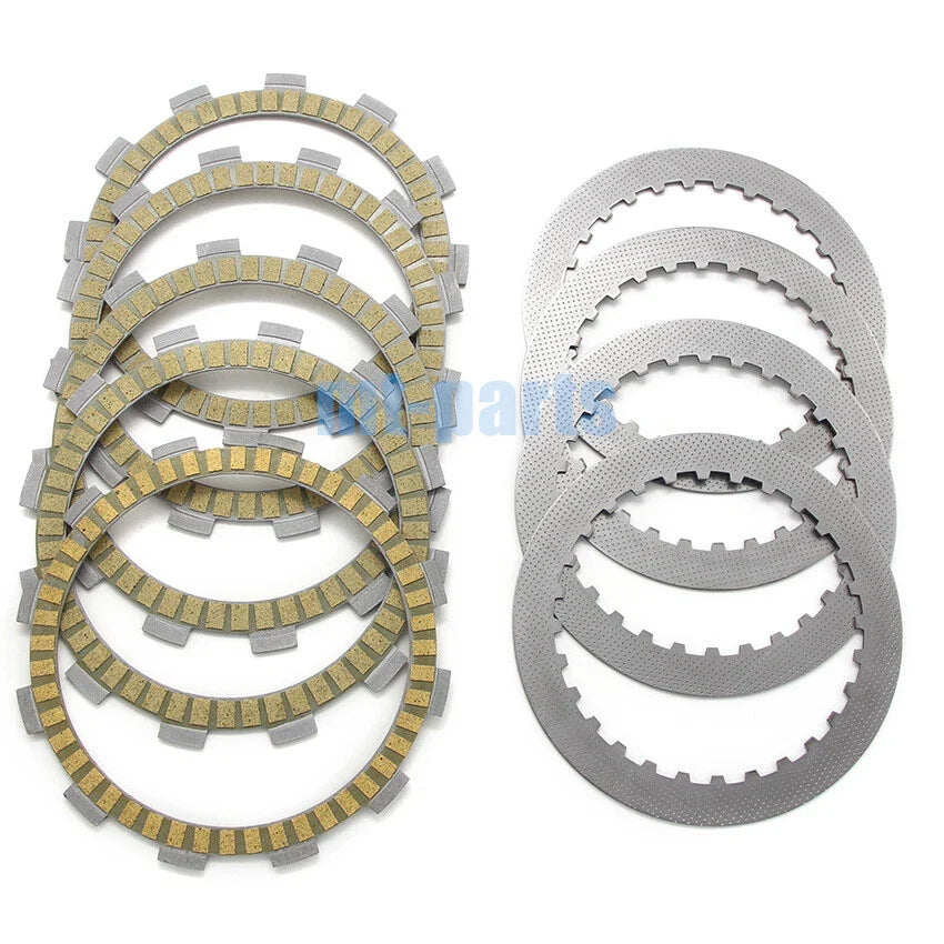 Clutch Friction Disc Plate Kit for Suzuki DR250S (1982–1987), GN250E (1991, 1996–2001)