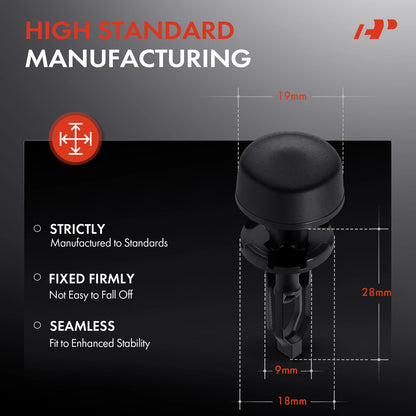 20Pcs Front Grille Hood Clip Push-Type Retainer for Toyota Lexus (5338468010, 22126)