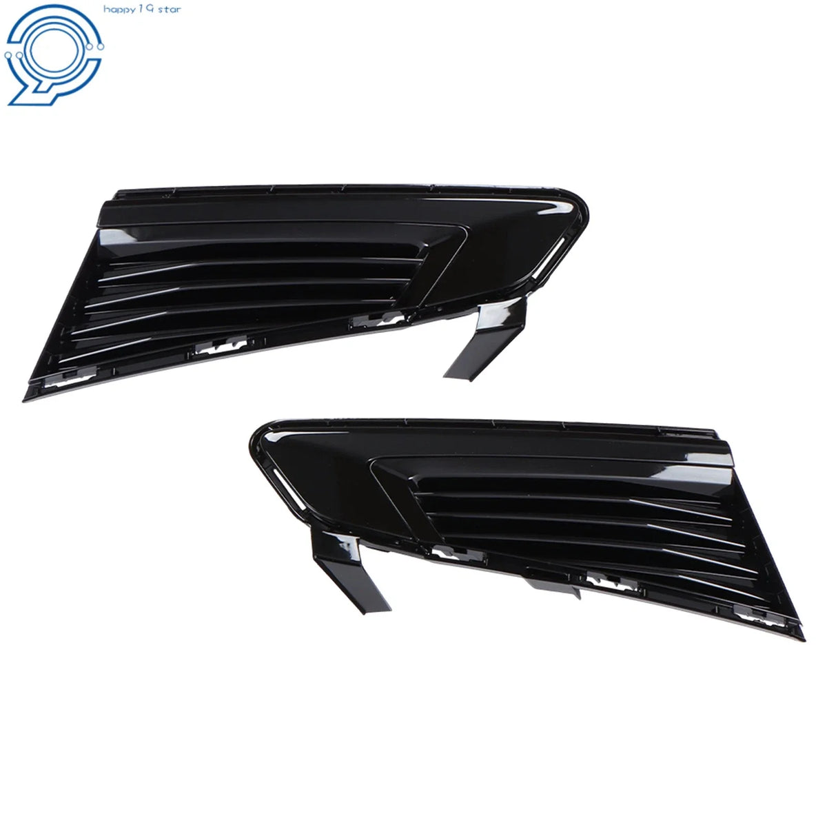 Fog Light Hole Cover Set for Cadillac CTS (2014–2019) Black