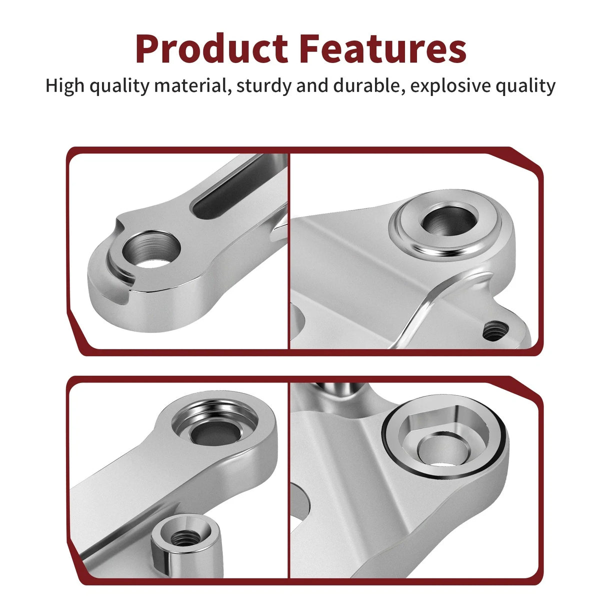 Left Foot Peg Bracket for Kawasaki Ninja ZX-6R (1998–2002), ZX-9R (1998–2003), ZZR600 (2005–2008)