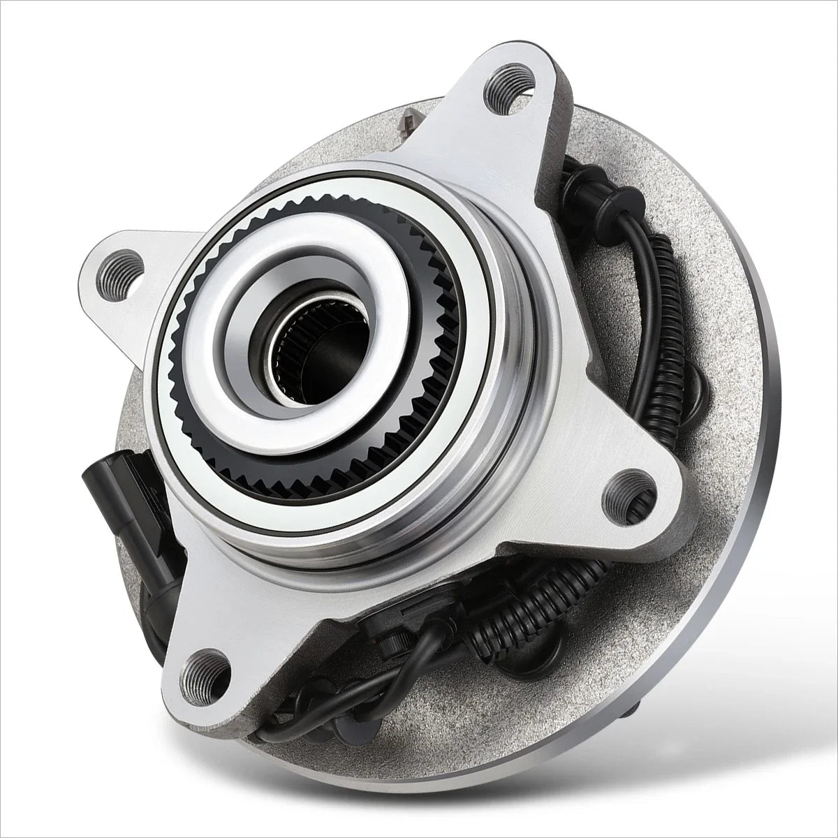 Set of 2 Wheel Hub Bearing Assemblies for Ford F150 4WD (2004–2005) w/ABS Sensor