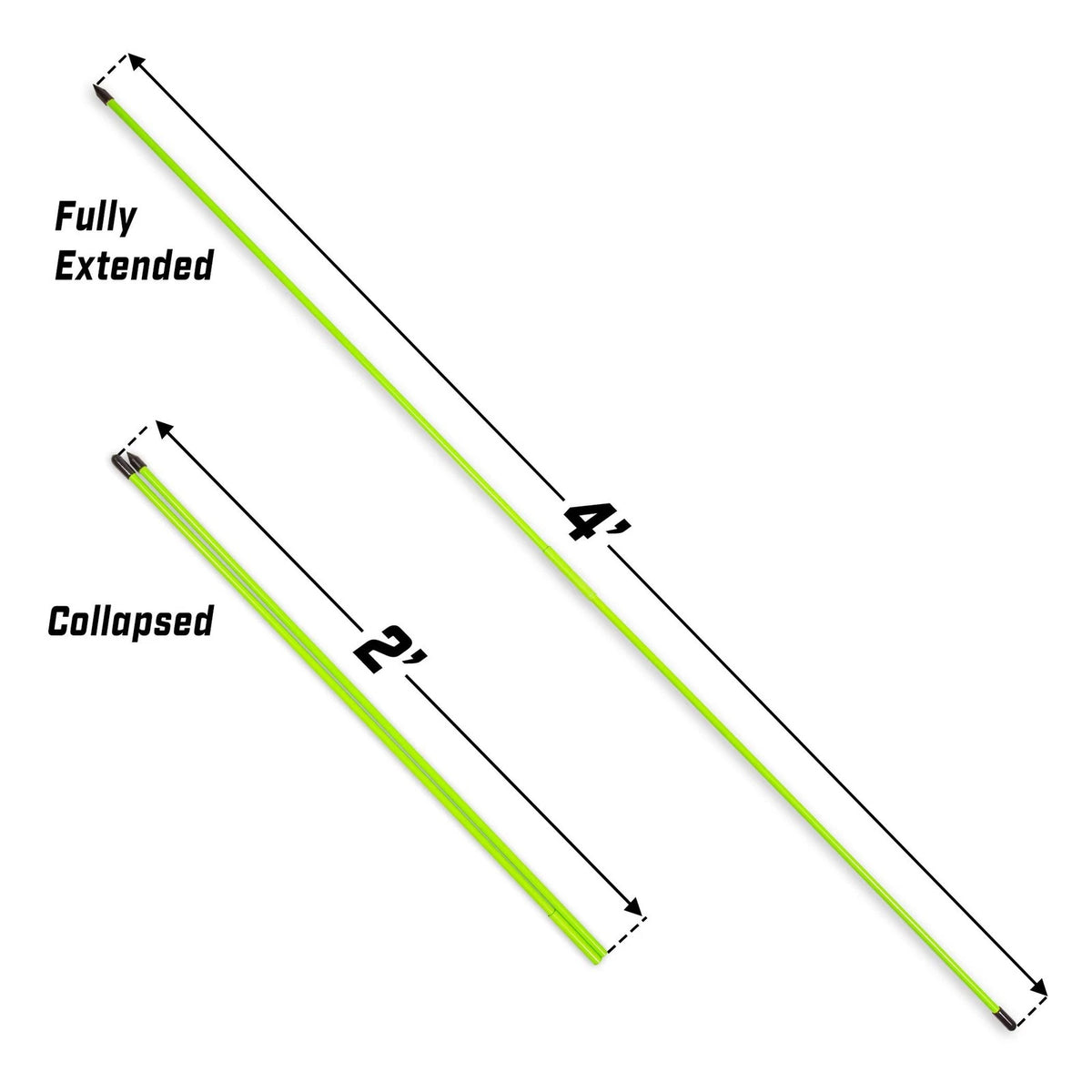 3X Golf Alignment Training Sticks for GoSports (48 Inch)