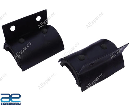Set of 2 Radiator Support Brackets with Rubber for Suzuki 800 (1986–2005) 17810M84010, 17812M78121