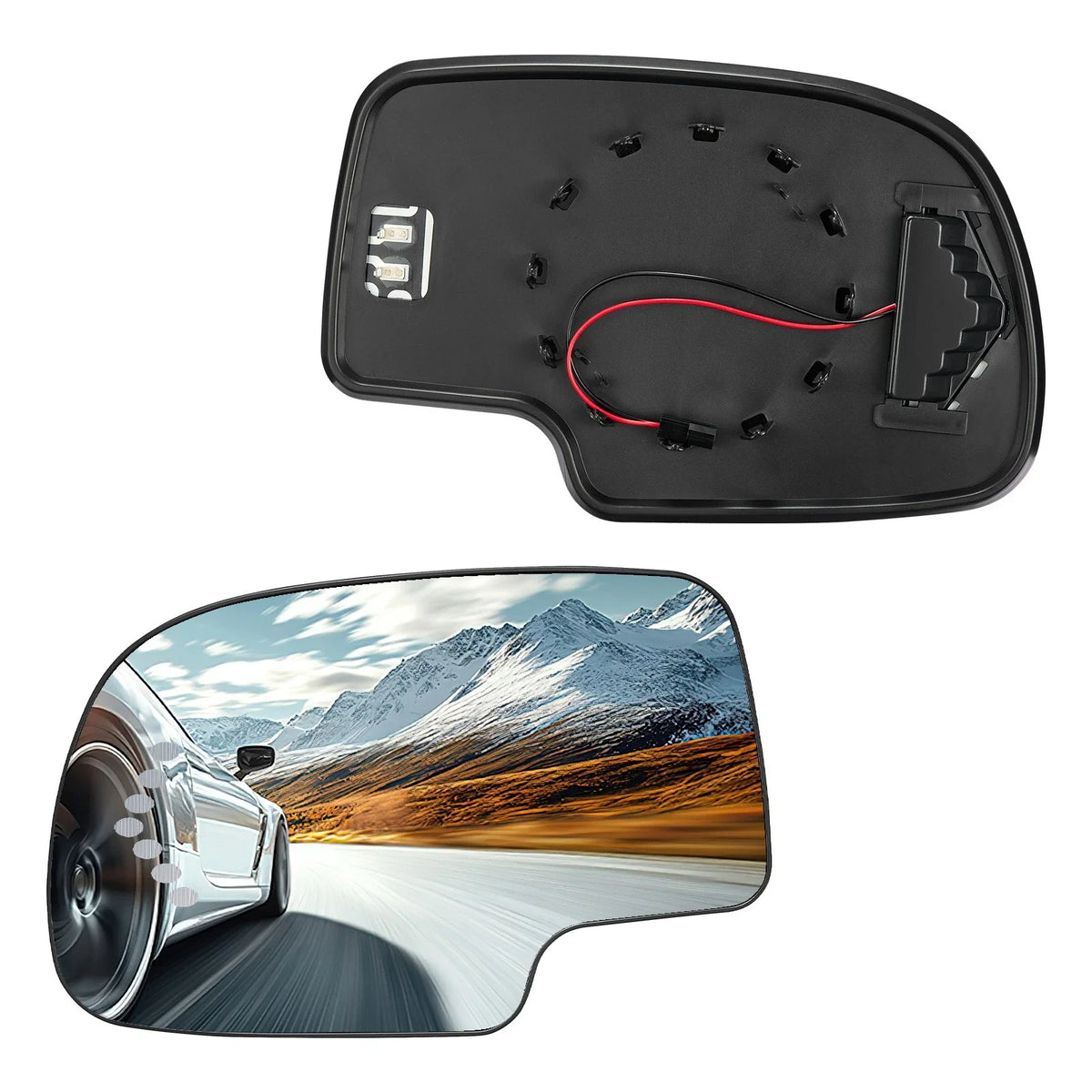Heated Mirror Glass with Turn Signal for Chevy GMC Cadillac (2003–2007)