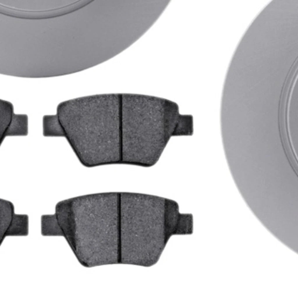 Set of 2 Rear Plain Rotors for Volkswagen Beetle (2012–2013) ALX-PAU-DF-4602-74023-CLA2