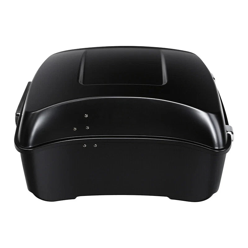 Matte Black Trunk Backrest Pad Rack for Harley Street Glide (2014–2026)