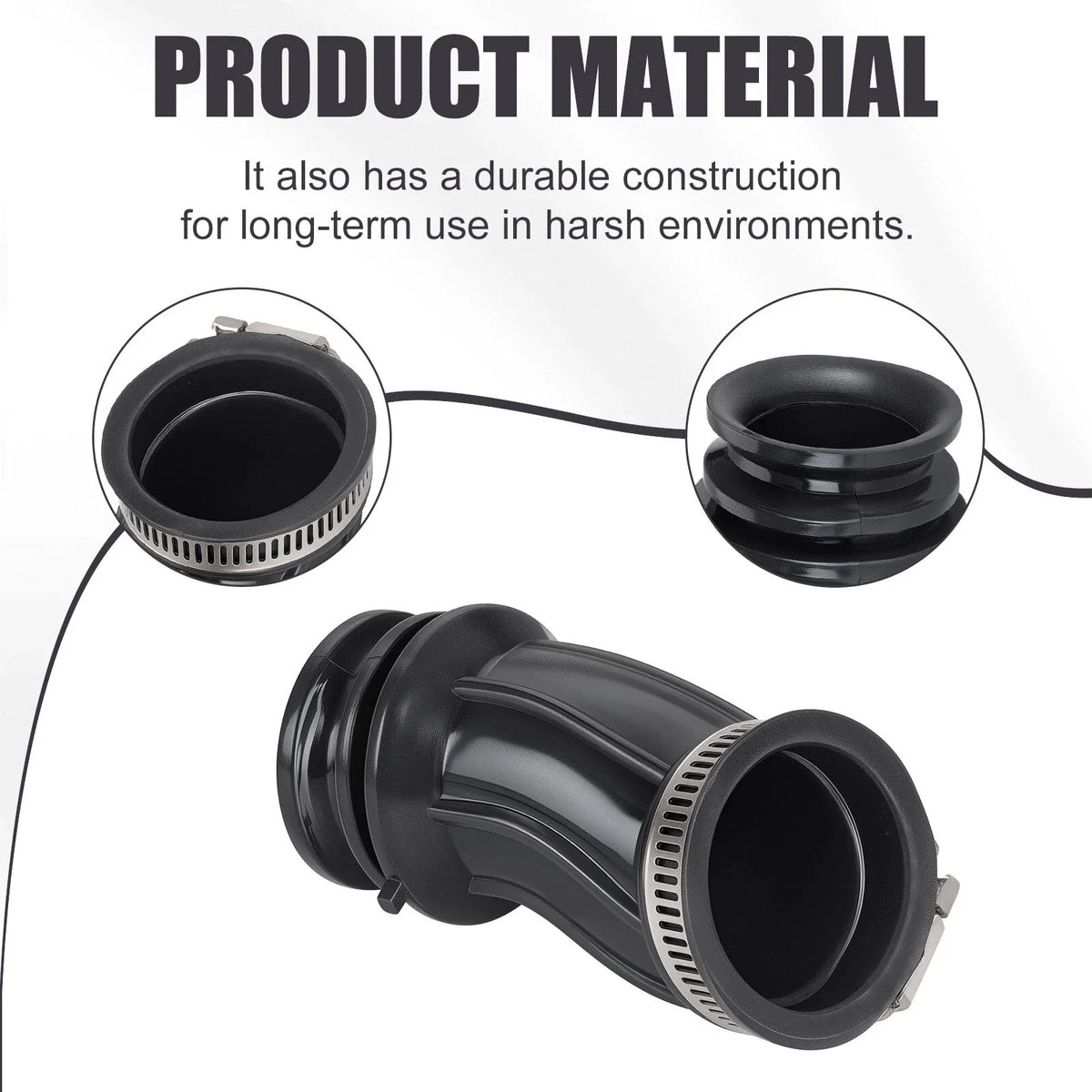 Air Box Cleaner Boot Joint Duct for Yamaha TW200 (1987–2000) 2JX-14453-00-00