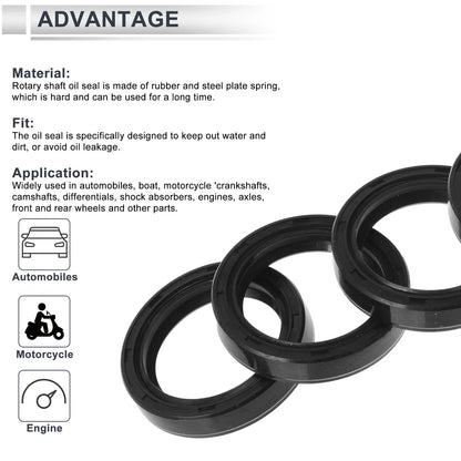 Set of 5 Oil Seal Rotary Shaft Seal TC Ring 28x37x7mm Nitrile Rubber