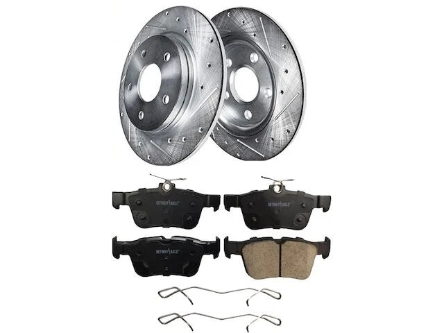 Brake Pad and Rotor Kit for Lincoln Nautilus (2019–2023) 76316JBJW