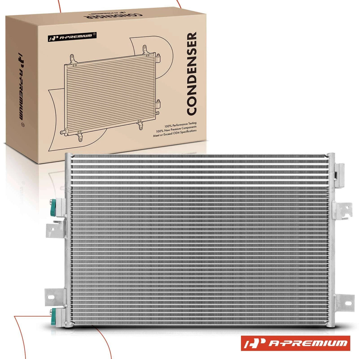 A/C Condenser with Oil Cooler for Chrysler Sebring, Jeep Compass (200–200)