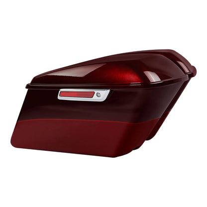 Hard Saddlebags for Harley Street Glide (2014–2024) Mysterious/Velocity Red Sunglo