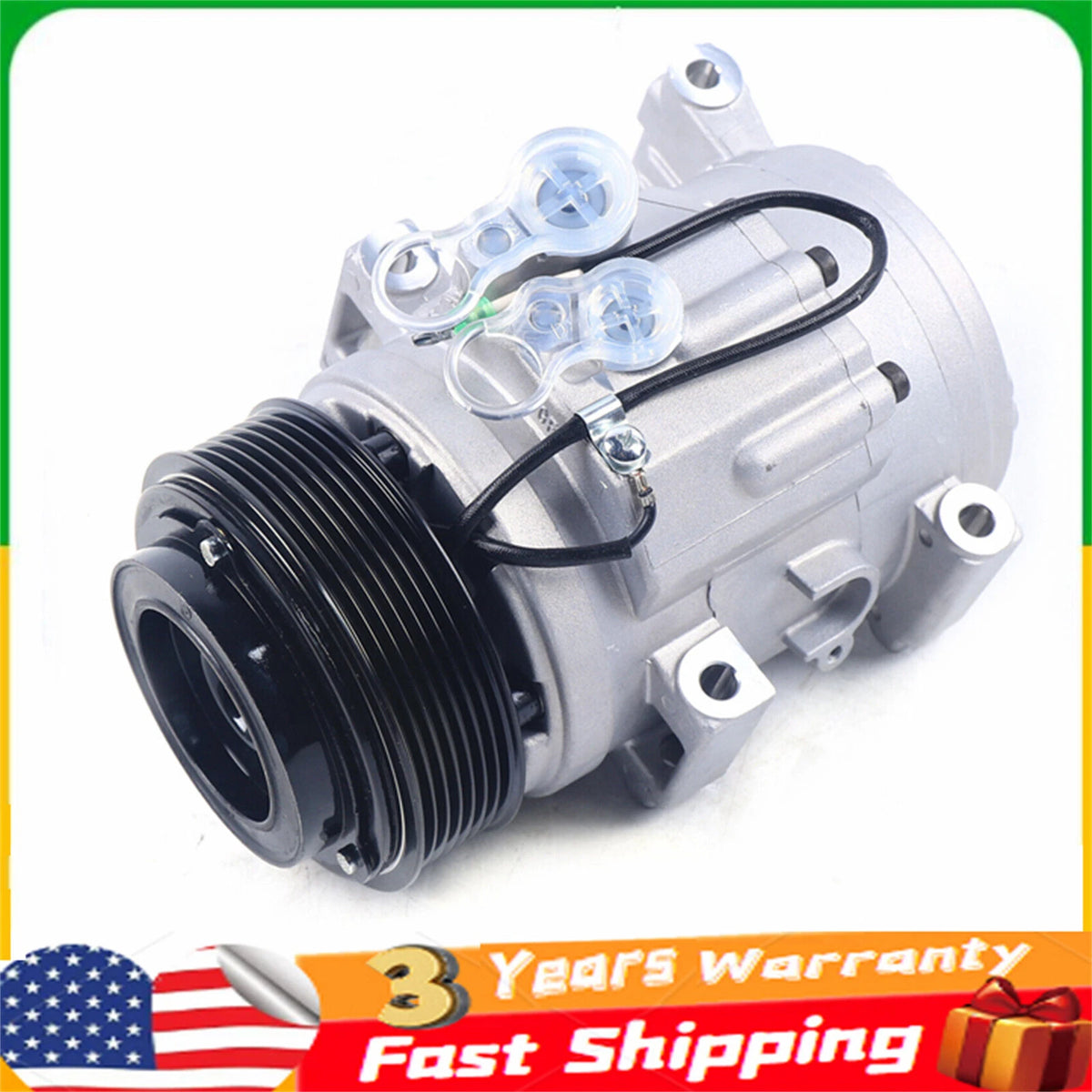 A/C Compressor with Clutch for Toyota Tacoma (2005–2015) 0610221, 140253
