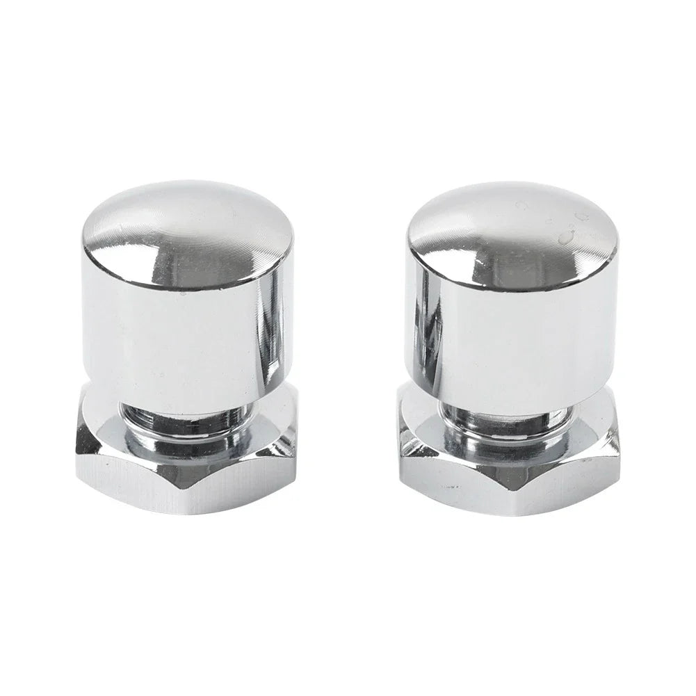 2X Solo Seat Vintage Nuts Screw for Harley Touring Road Glide Street Glide (2014–2023) Chrome