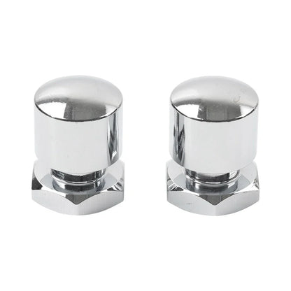 2X Solo Seat Vintage Nuts Screw for Harley Touring Road Glide Street Glide (2014–2023) Chrome