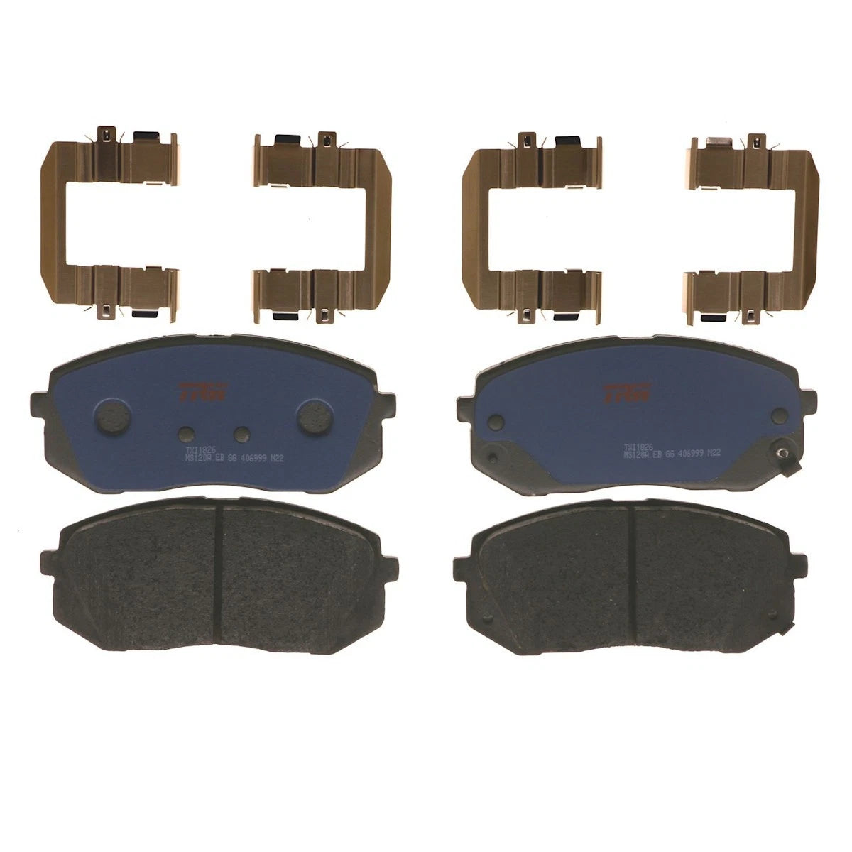 2X TRW Brake Pad Sets for Hyundai Kona Electric, Niro EV (2016–2023) - TXI1826, 58101E6A10