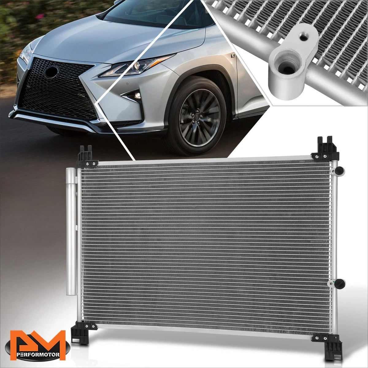 A/C Condenser for Lexus RX350/RX350L (2016–2019) Aluminum Core