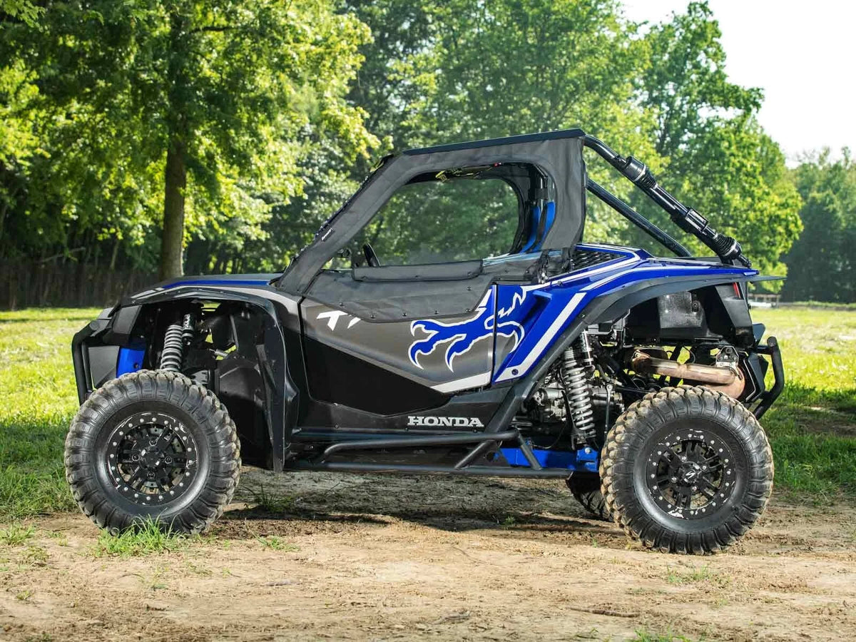 Upper Doors for Honda Talon (2019–2023) - SuperATV Primal Soft Cab Enclosure