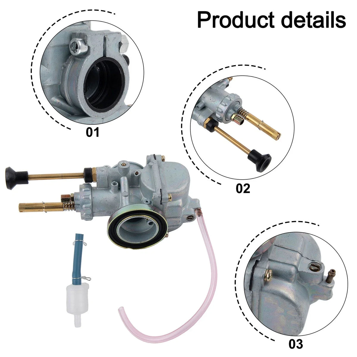 Carburetor 160011185 for Kawasaki KE100 KM100 (1976–2001)