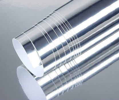 12" x 78" Chrome Vinyl Wrap Sticker Film Sheet for Automotive (701160216132)