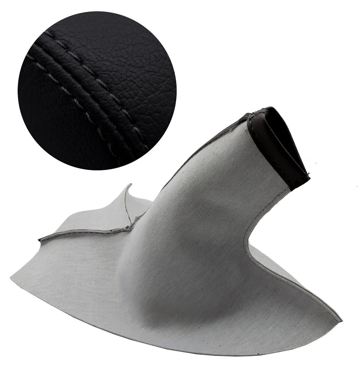 Manual Shift Boot Cover for Toyota Tacoma (2016–2020) Black PVC Leather