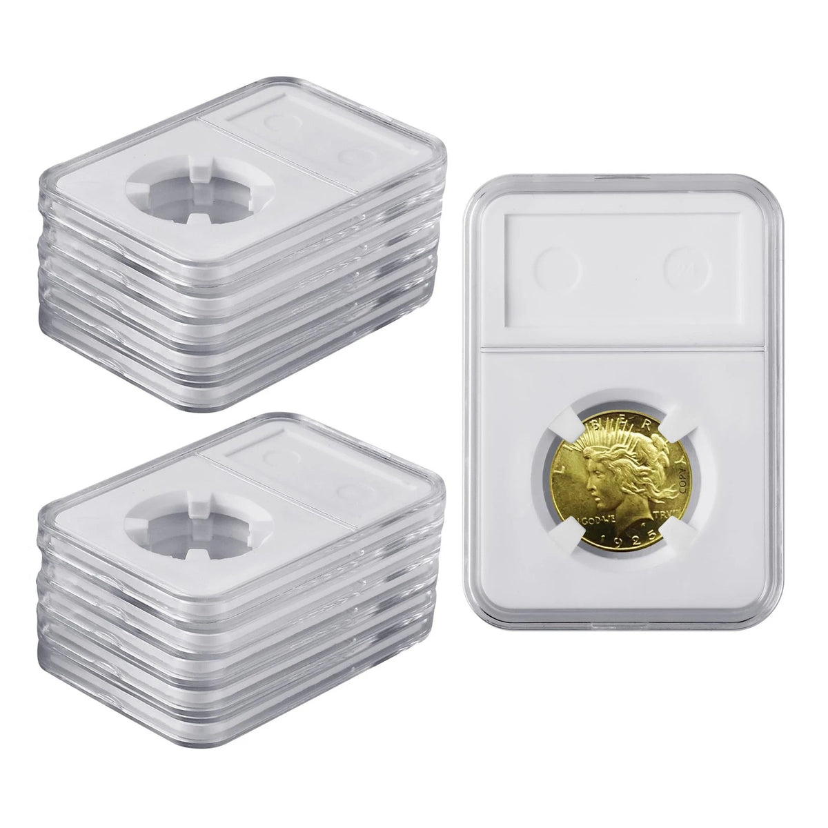 10 Pack 19mm Coin Slab Display Holder for NGC PCGS