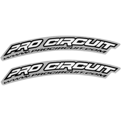 2X Front Fender Decals for Pro Circuit (DC0010)