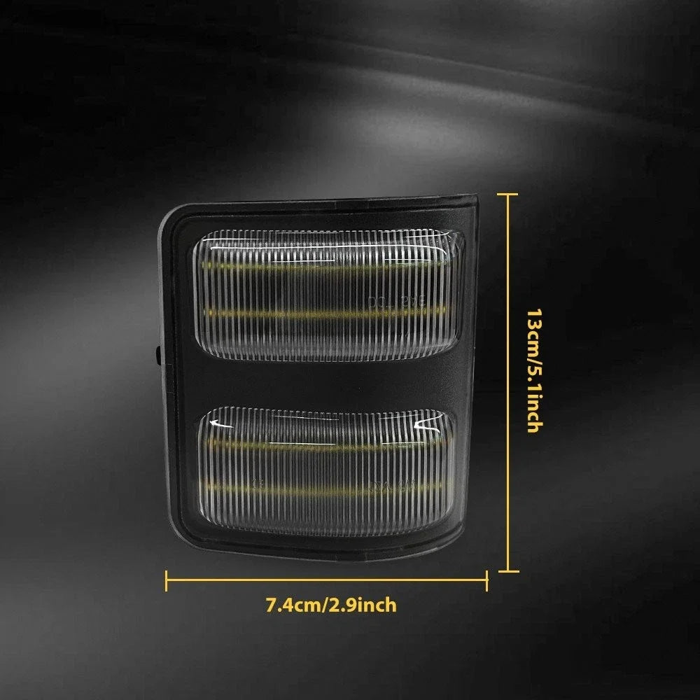 Side Mirror Signal Light for Ford F350 F250 Super Duty (2008–2016) - LED Amber