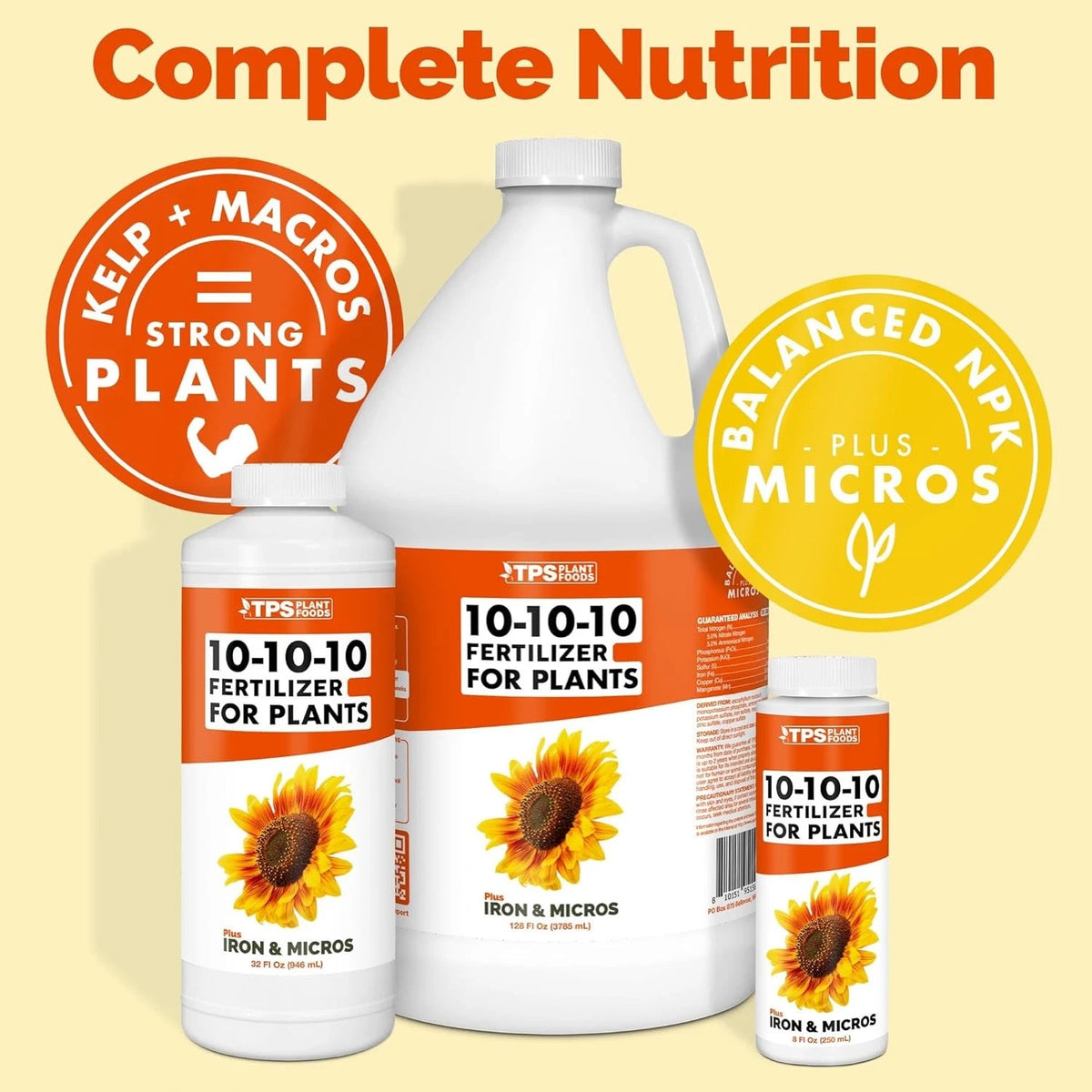 Liquid Plant Food for Fertilizer (Balanced Nutrition)