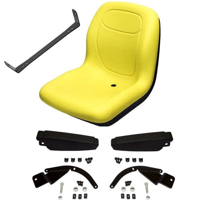 Set of 2 Yellow Seat Arm Rests & Brackets for John Deere