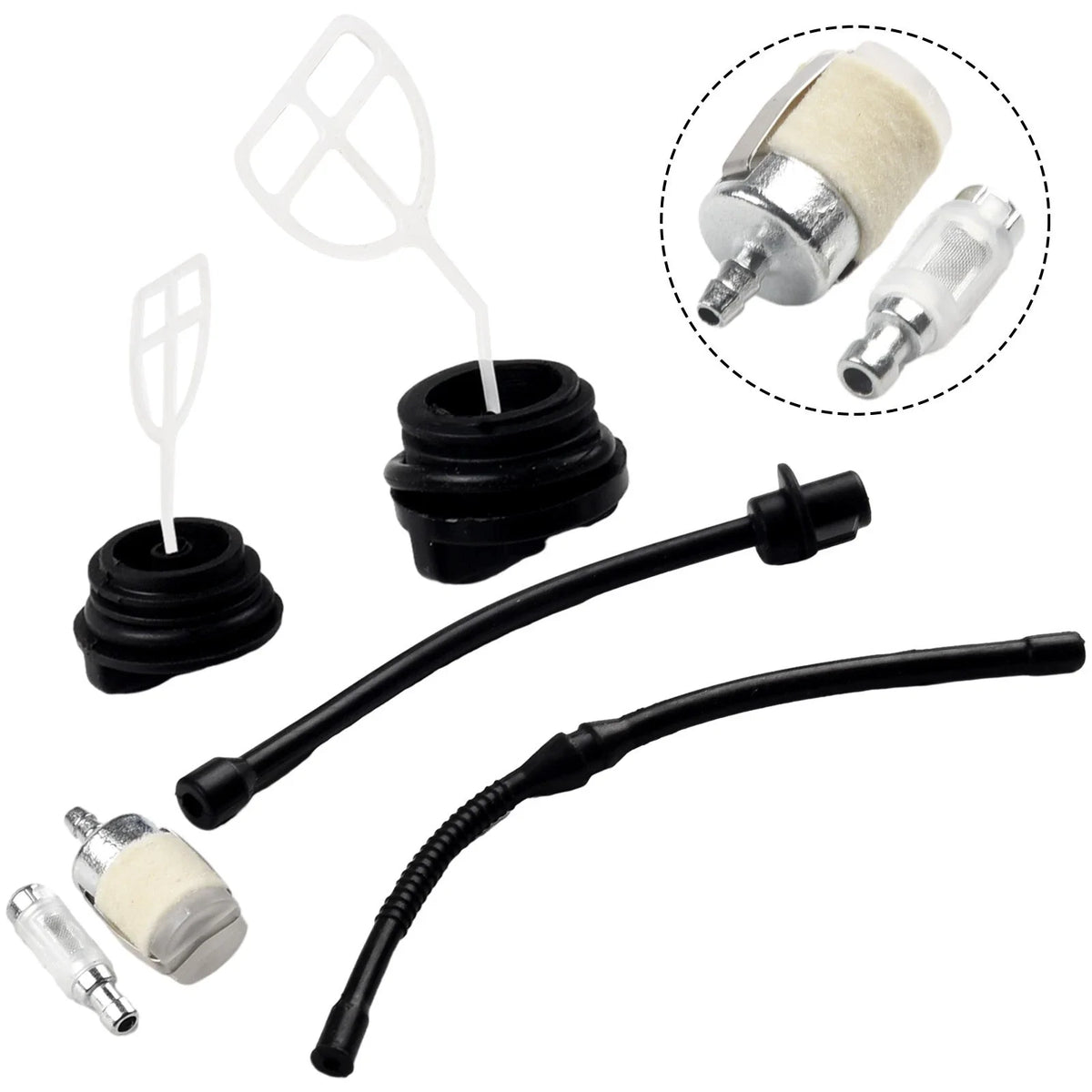 Fuel Oil Filter Pipe Hose Line Cap for Chinese 45CC 52CC 58CC (4500–5200)
