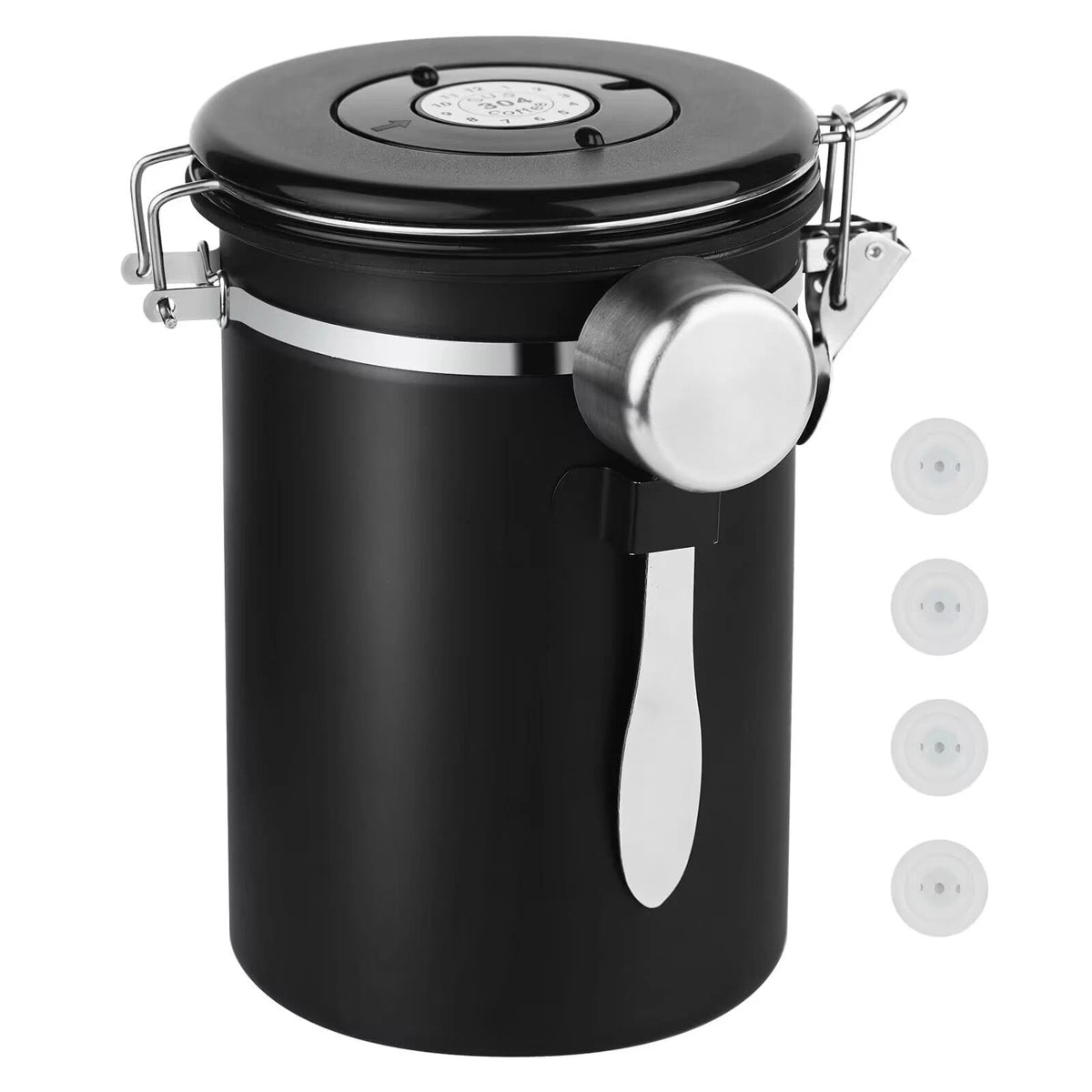 22oz Stainless Steel Airtight Coffee Canister for Coffee Beans