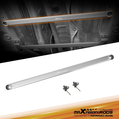 Silver Middle Lower Bar Brace for Honda Civic 2 Door & 4 Door (2006–2011)