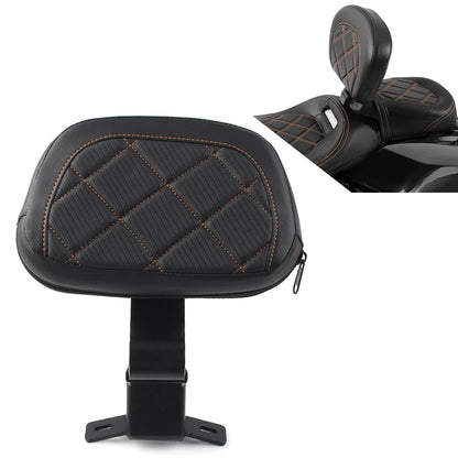 Front Rider Backrest Pad for Harley Touring CVO Road Electra Glide (2009–Up)