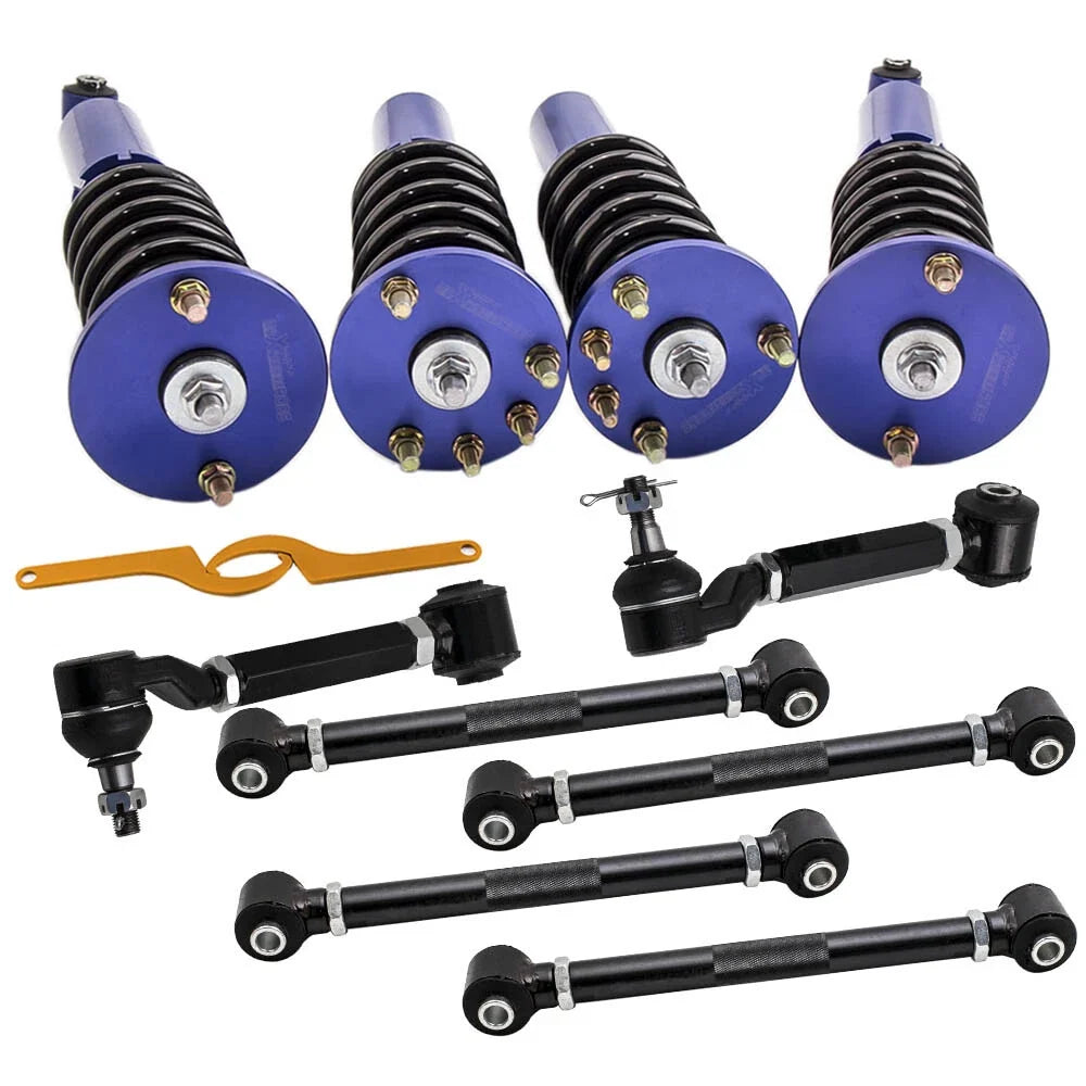 Full Coilovers Struts & Rear Camber Control Arms Kit for Honda Accord (2003–2007)