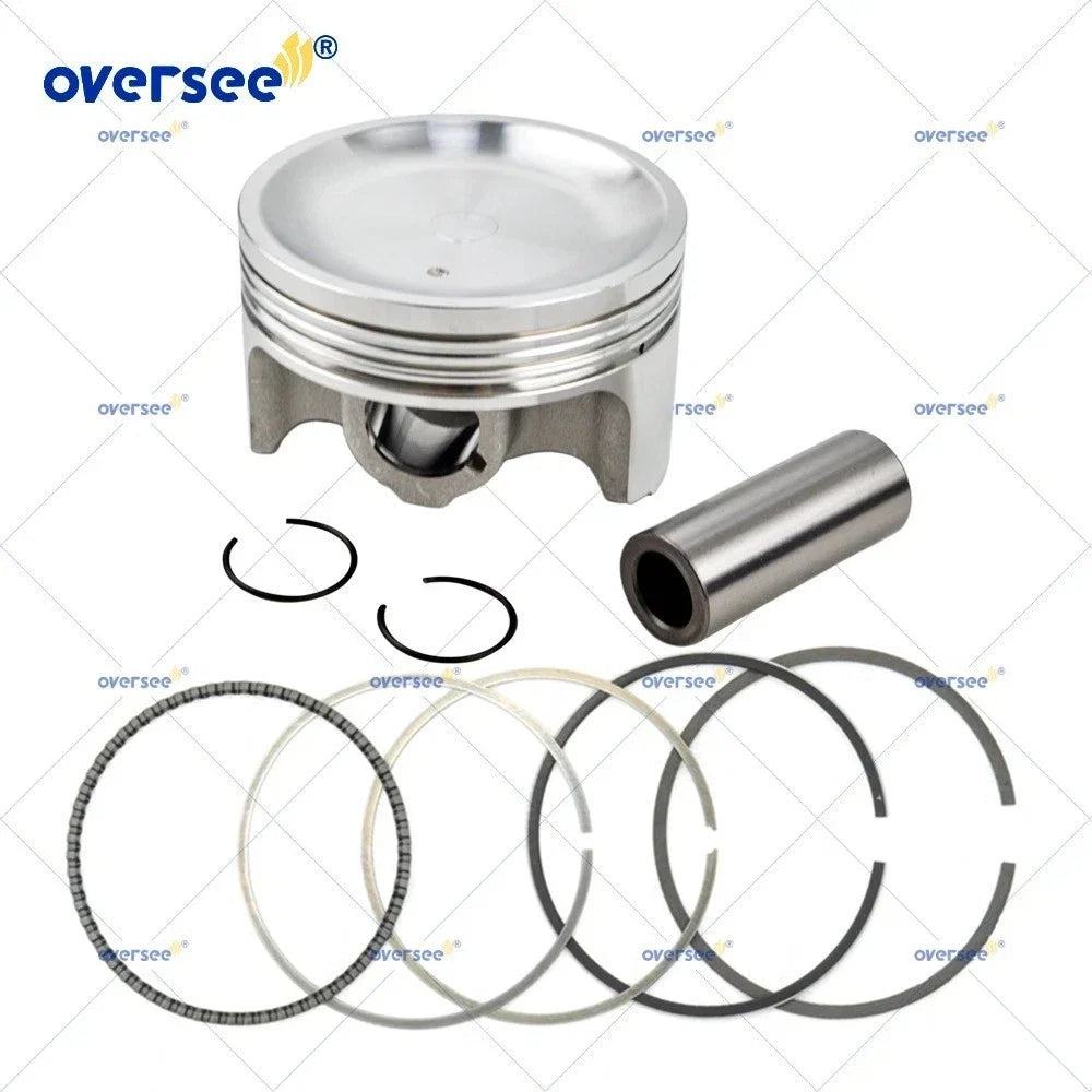 Set of 4 Piston Set STD for Yamaha Waverunner FX Cruiser (6ET-11631-00, 6S5-11631-10)