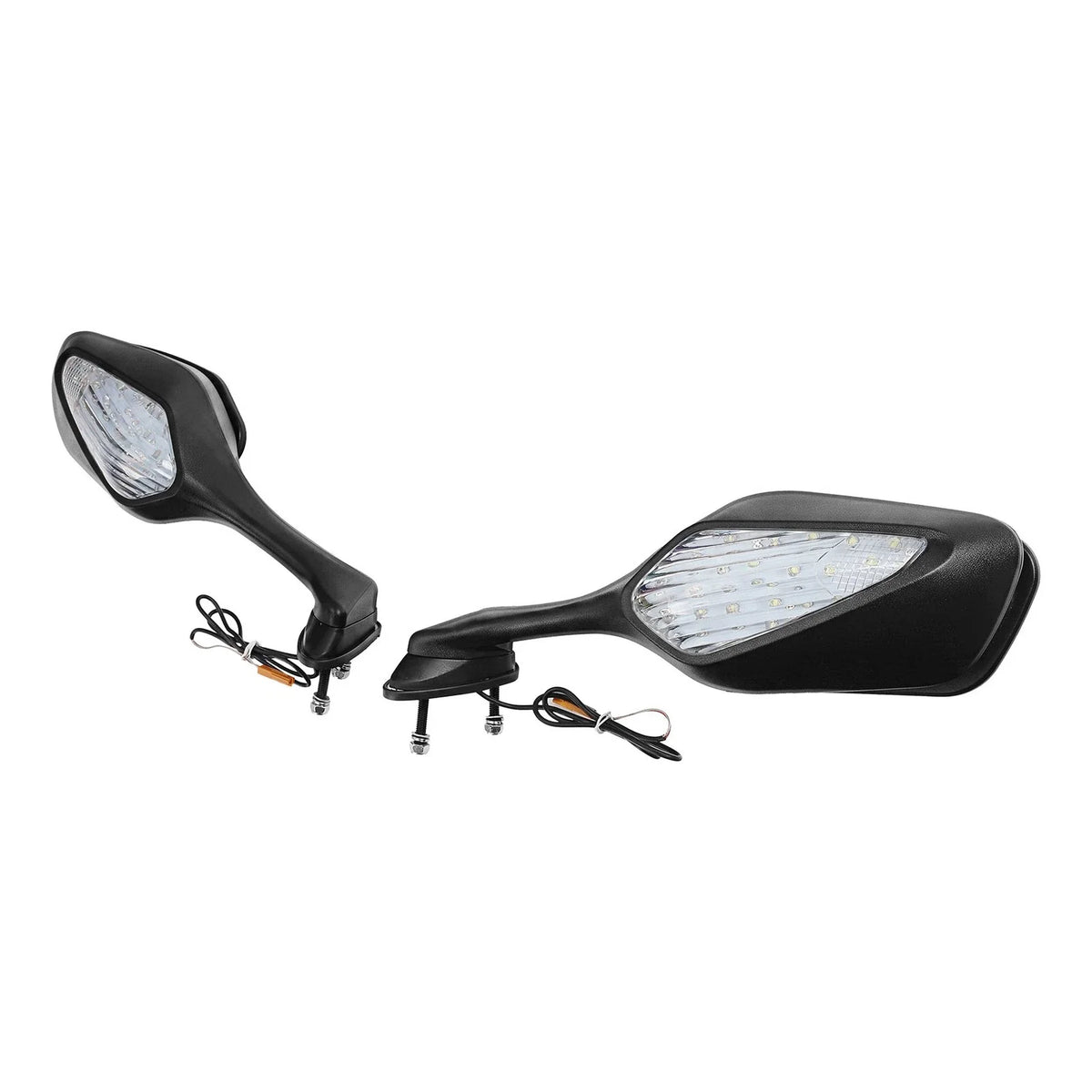 Rear View Mirrors with LED Turn Signals for Honda CBR1000RR (2008–2016)