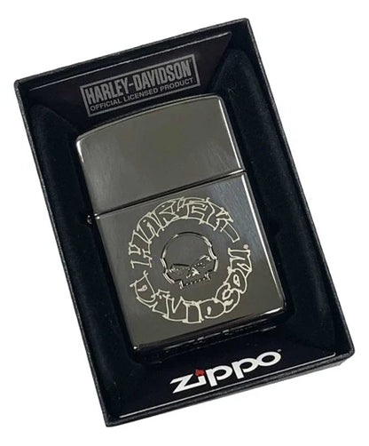 Willie G Skull Sketch Zippo Lighter for Harley-Davidson (OEM)