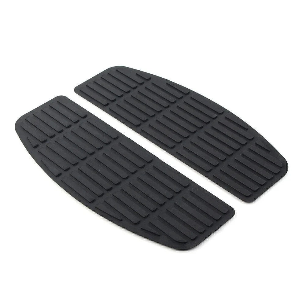 Pair Driver Floorboard Foot Pegs Black Non-Slip for Harley Touring