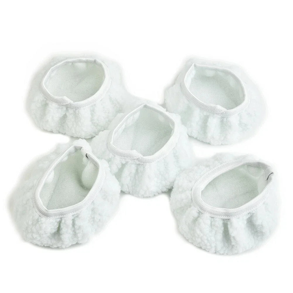 Set of 5 Polishing Bonnet Buffers for 5-6" Car Polisher