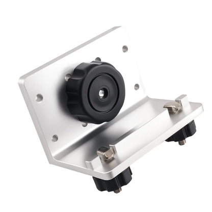 90-Degree Aluminum Boat Track Mount for Gunnel System (Corrosion Resistant)