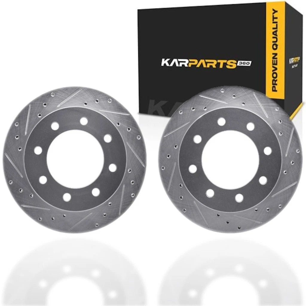 Drilled and Slotted Rotors for Chevy Express 2009–2020 (ALX-PAU-DF-7212-48013-CLA3)
